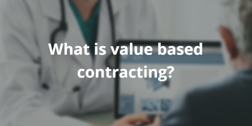 what is value based contracting